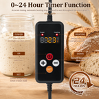 Ceinture Chauffante pour Levain & Fermentation – Minuterie 0-24h, Température Réglable