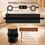 Ceinture Chauffante pour Levain & Fermentation – Minuterie 0-24h, Température Réglable