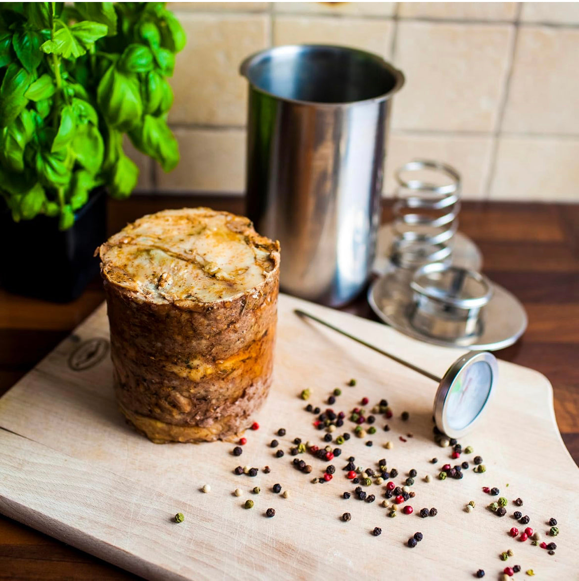 Presse viande Maison M Cook en Acier Inoxydable – Charcuterie Saine Sans Nitrites