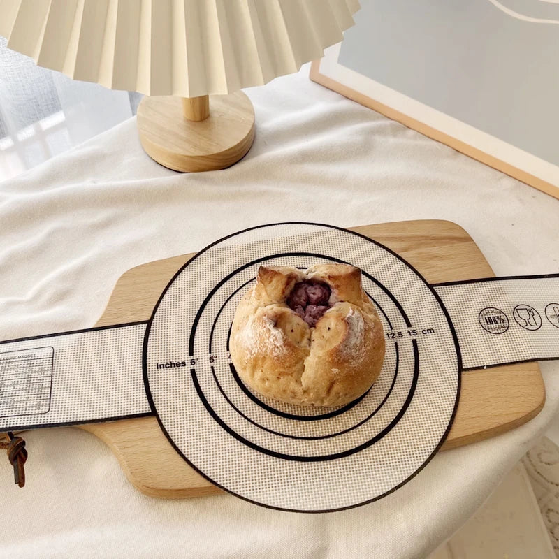 Tapis de Boulangerie en Silicone – Poignées Longues, Antiadhésif & Résistant à la Chaleur