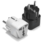 Adaptateur de Prise EU – Compact & Universel (Noir ou Blanc)