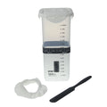 Kit Bocal à Levain 1800ml – Thermomètre, Spatule & Couvercle Respirant Inclus