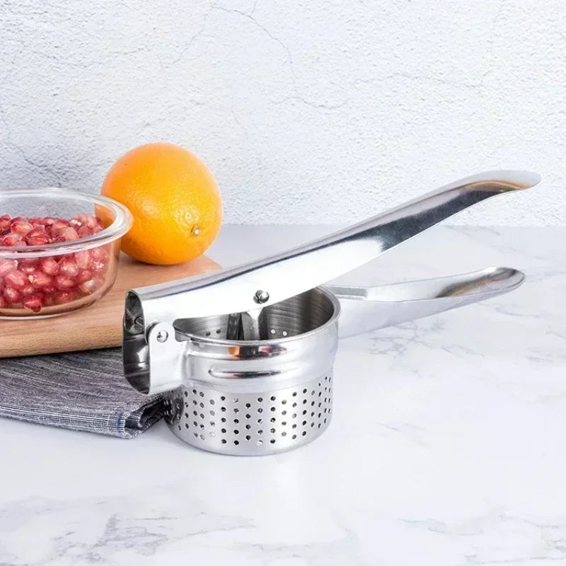 Presse-purée & Presse-agrumes Inox Multifonction – Cuisine Professionnelle
