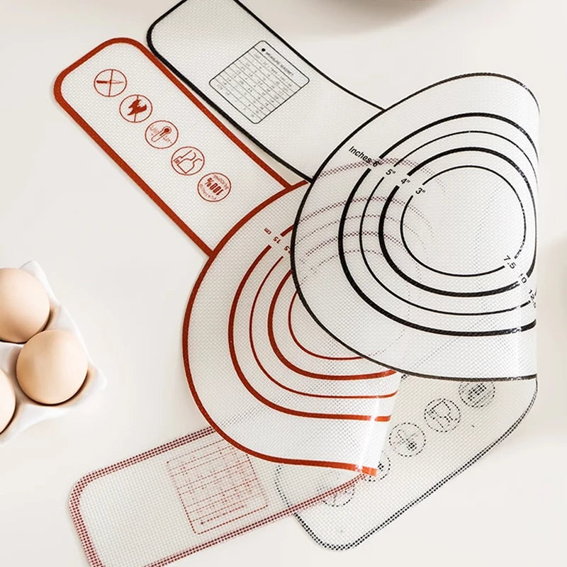 Tapis de Boulangerie en Silicone – Poignées Longues, Antiadhésif & Résistant à la Chaleur