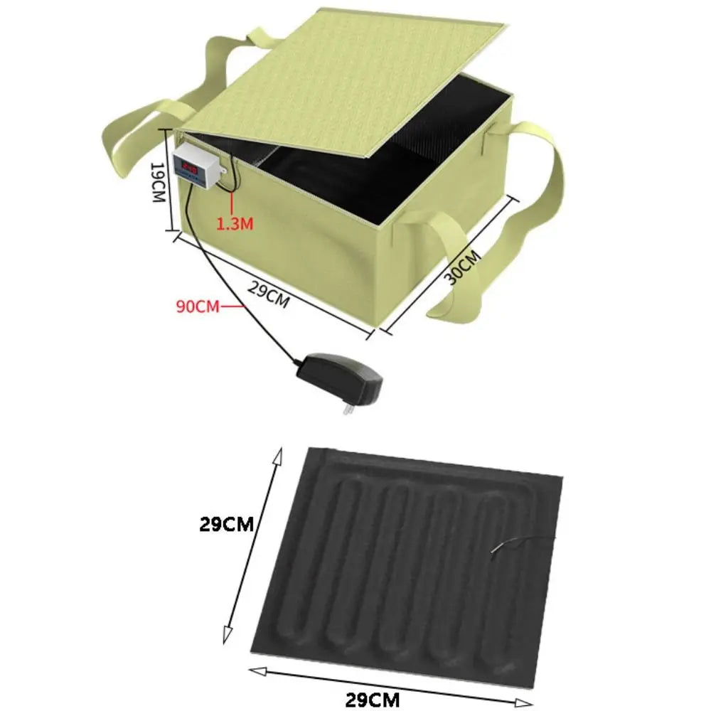 Boîte de Fermentation avec Tapis Chauffant – Contrôle Précis de la Température