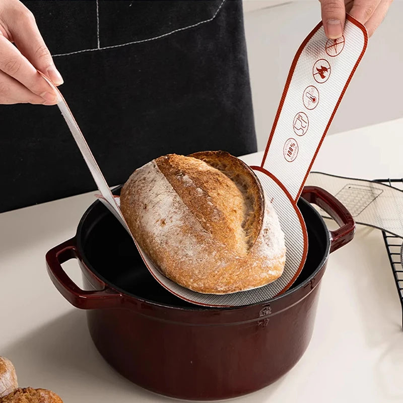 Tapis de Boulangerie en Silicone – Poignées Longues, Antiadhésif & Résistant à la Chaleur
