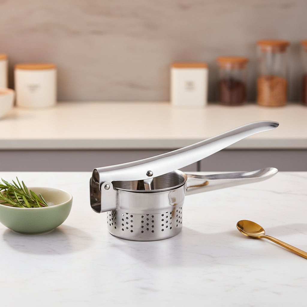 Presse-purée & Presse-agrumes Inox Multifonction – Cuisine Professionnelle
