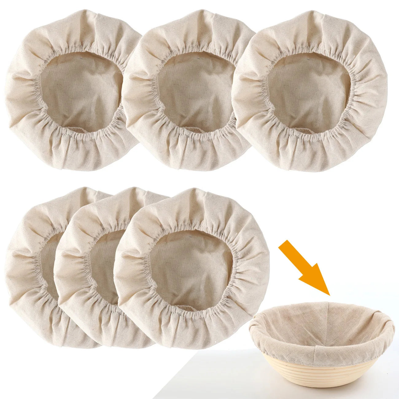 Toiles de Banneton en Coton & Lin – Fermentation & Pousse du Pain au Levain
