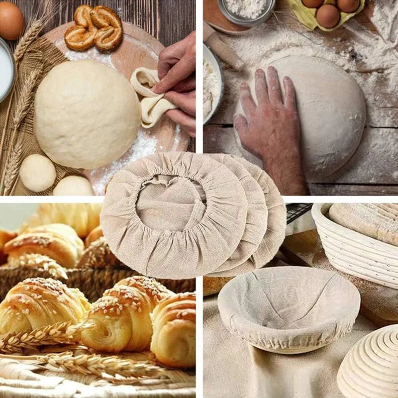 Toiles de Banneton en Coton & Lin – Fermentation & Pousse du Pain au Levain